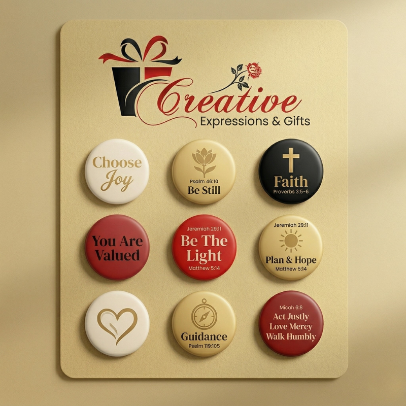 Customized 3 Inch Button Pins (Set of 10)