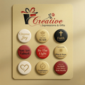 Customized 3 Inch Button Pins (Set of 10)